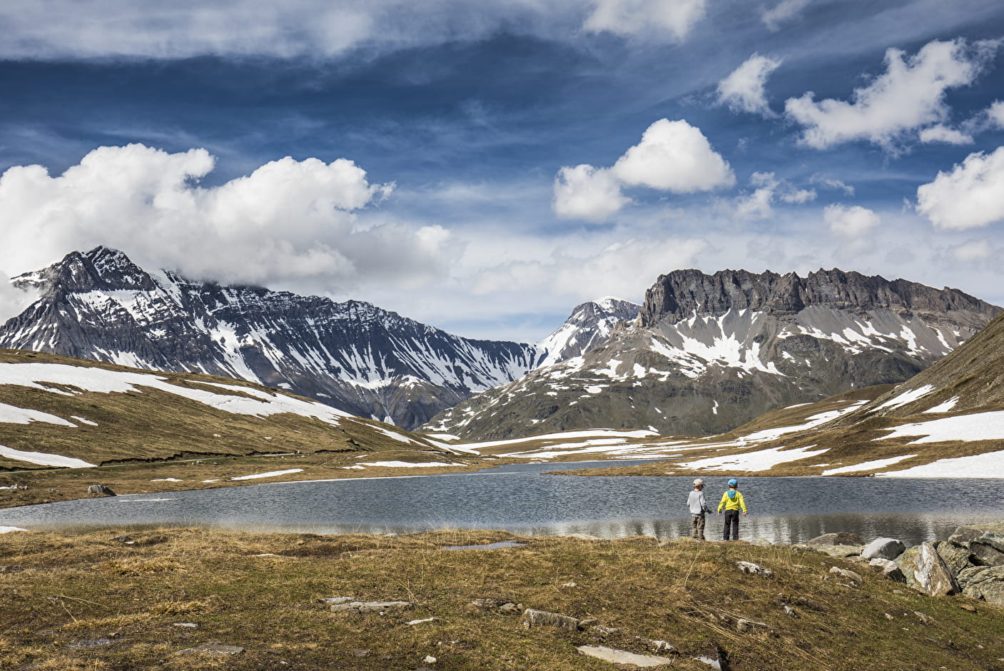 Tower of the Bellecombe lakes 4 Hiking - Tower of the Bellecombe lakes around the Refuge du Lac Blanc en Vanoise 02